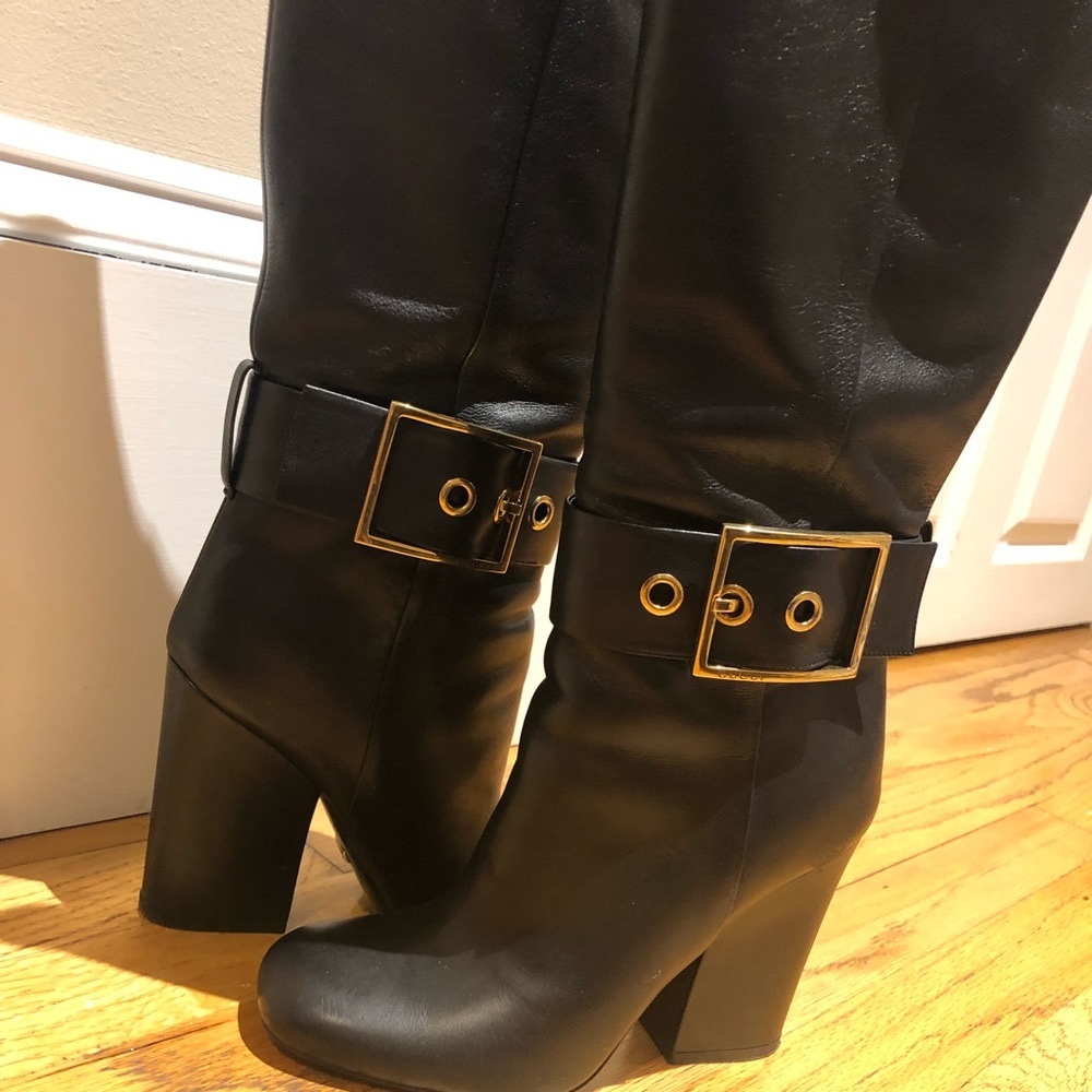 Gucci knee high boots